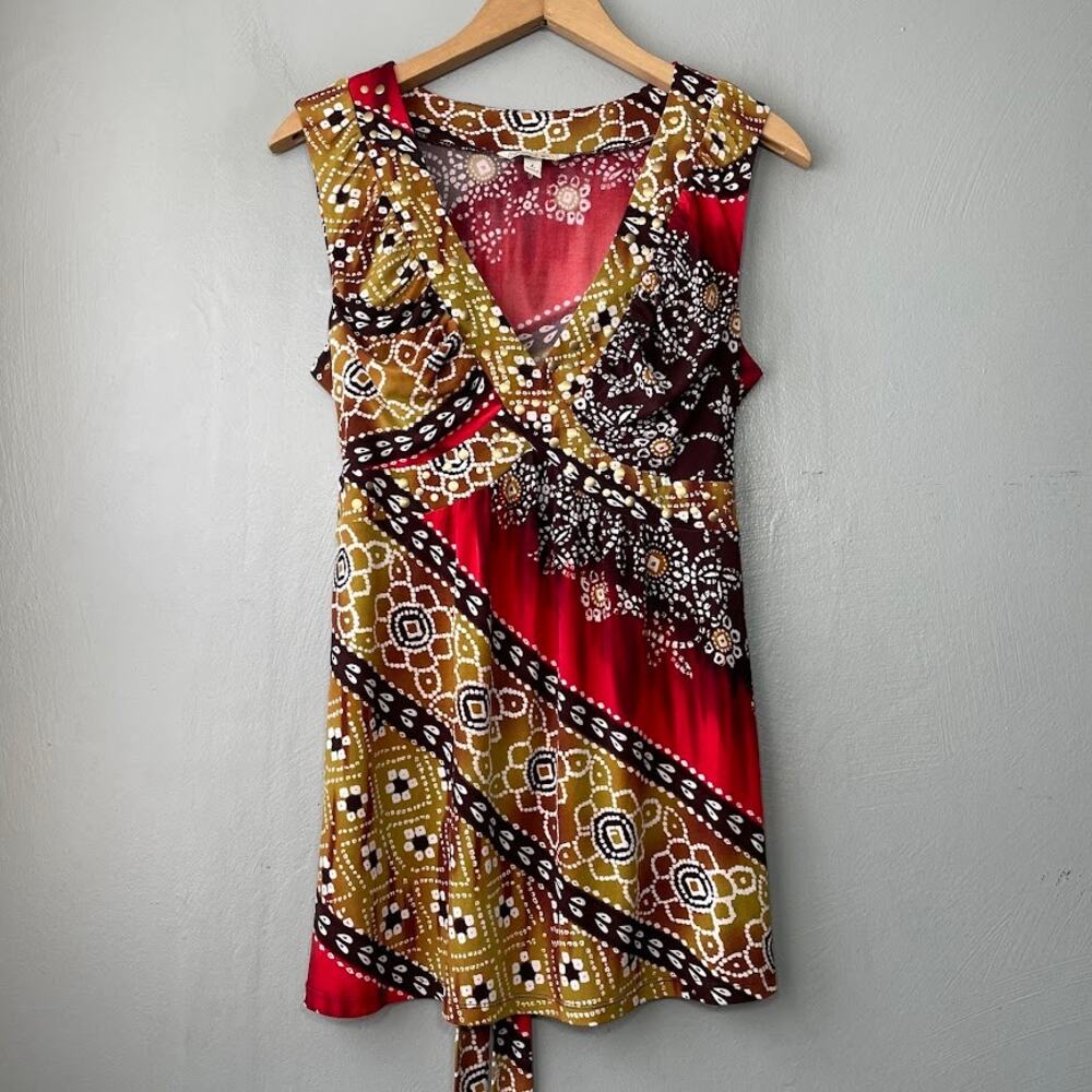 Y2K Speechless Babydoll Top Size Large Going Out Boho Indie Sleaze Tie Back